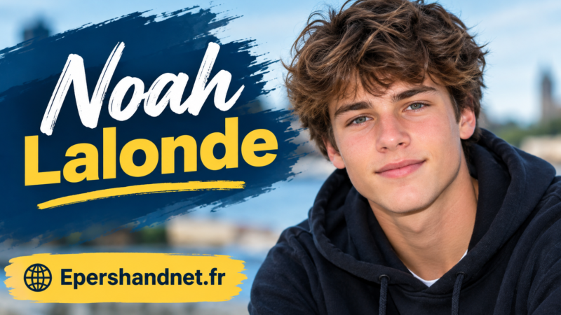 Noah Lalonde : carrière, parcours et ascension d’un acteur prometteur