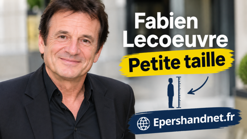 Fabien Lecoeuvre petite taille : quelle est sa vraie taille ?