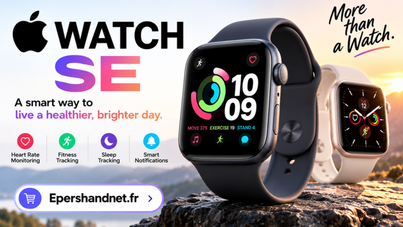 Apple Watch SE : la montre abordable qui change de dimension