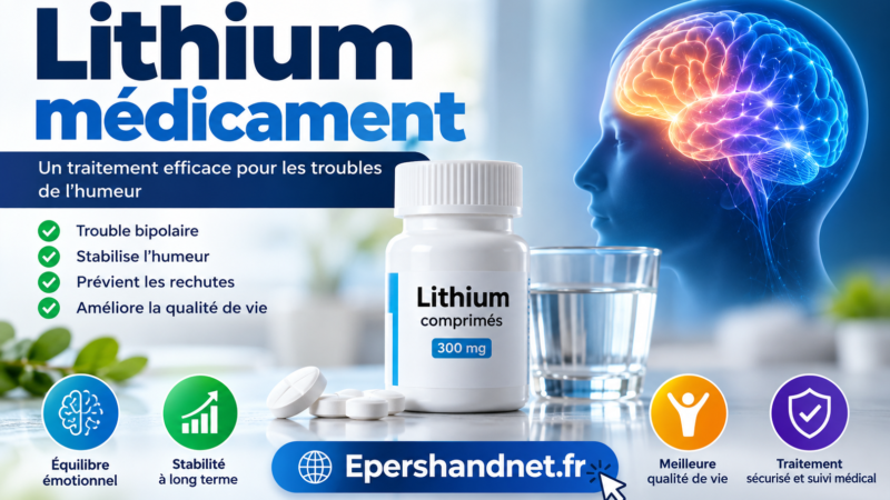 Lithium médicament : usages, surveillance et précautions