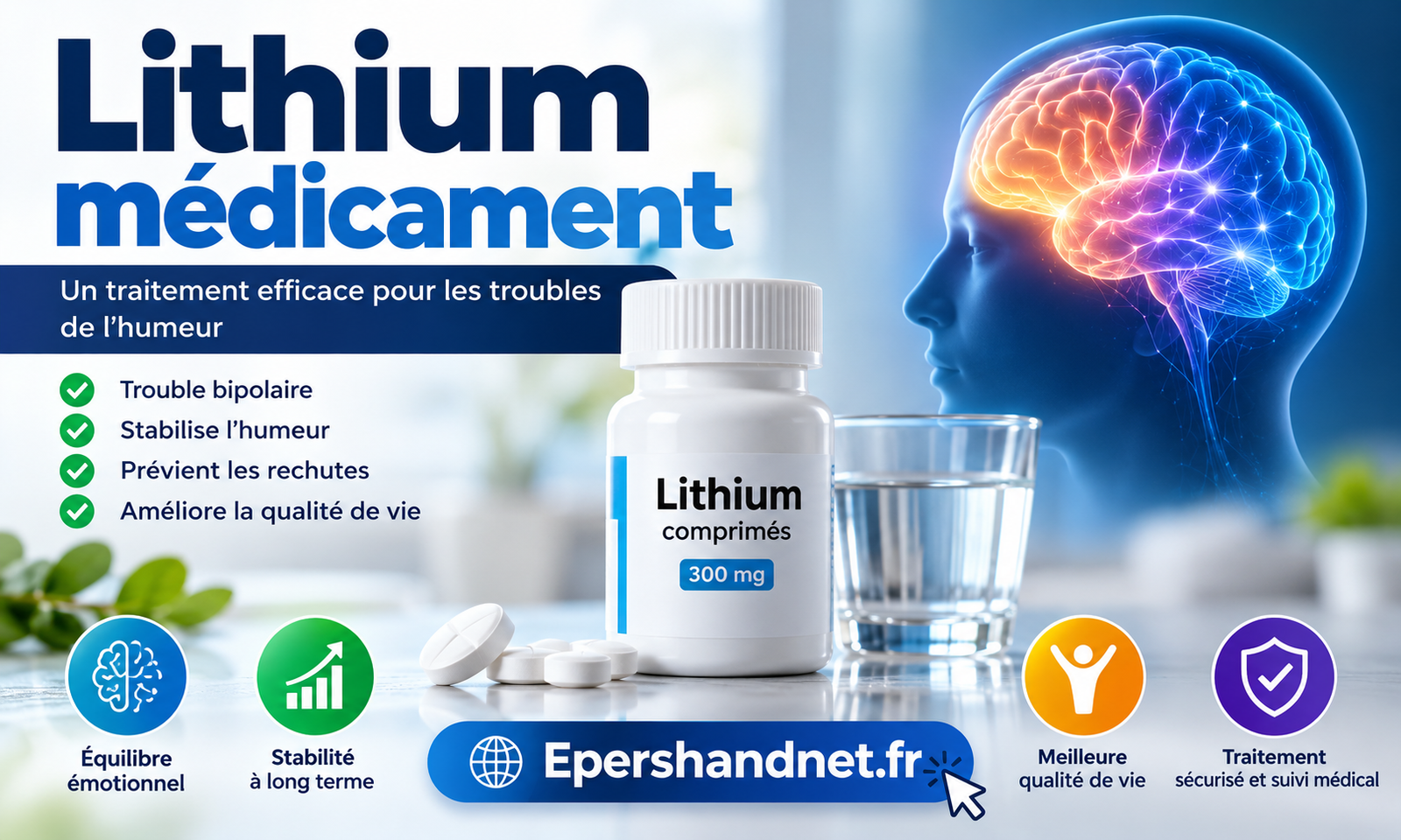 Lithium médicament : usages, surveillance et précautions