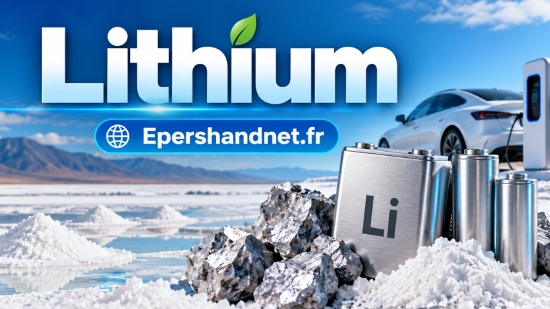 Lithium : le métal qui redessine l’avenir énergétique