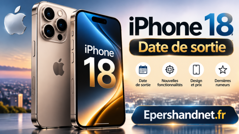 iPhone 18 date de sortie : tout savoir sur le lancement attendu d’Apple